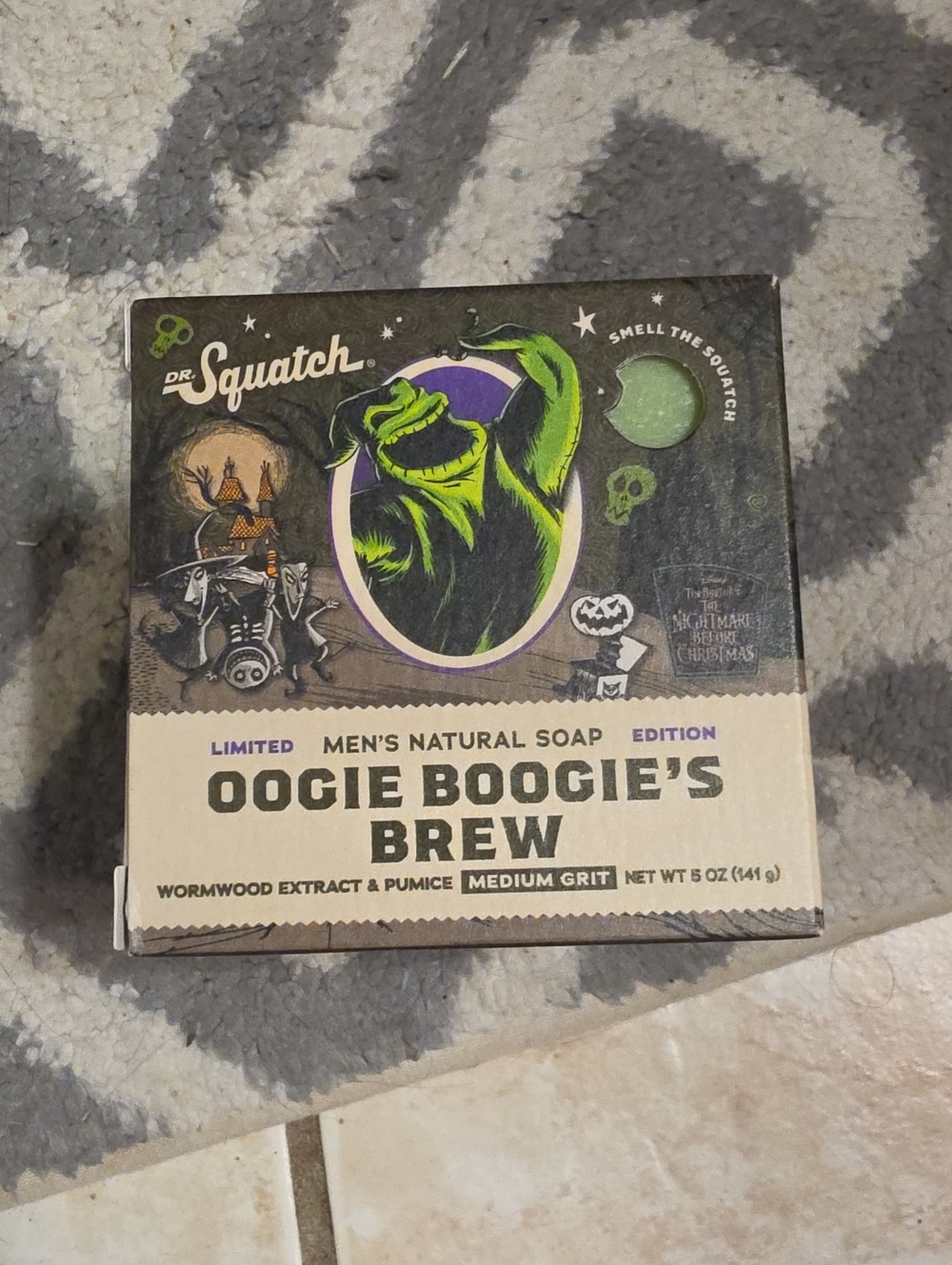 Dr. Squatch Oogie Boogie's Brew Men's Natural Soap - Green & Black